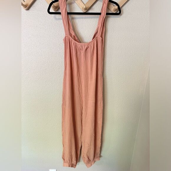 Kos Resort Sleeveless Jumpsuit Blush Sz S - Picture 7 of 9